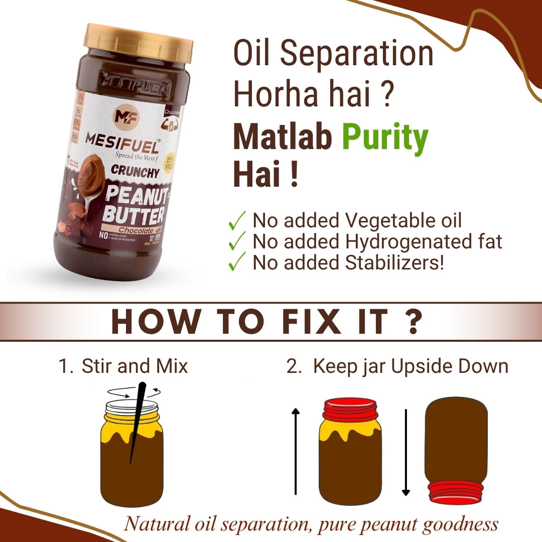 Mesifuel Chocolate Crunchy Peanut Butter 1 kg