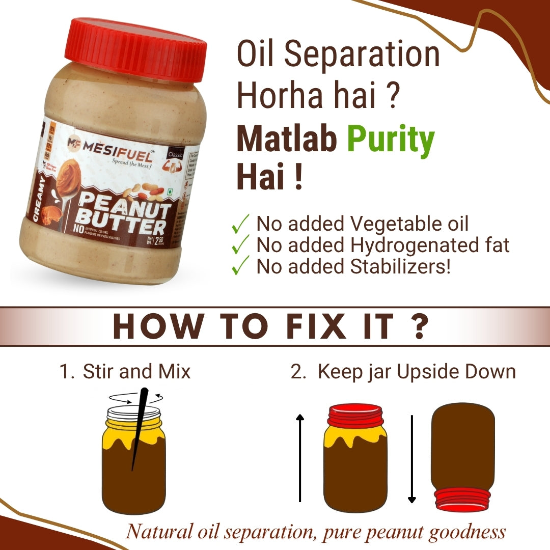 Mesifuel Classic Creamy Peanut Butter 250g