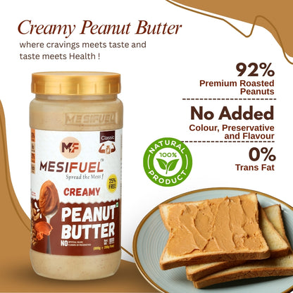 Mesifuel Classic Creamy Peanut Butter 1 kg