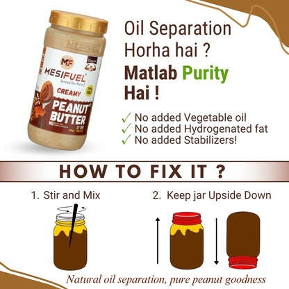 Mesifuel Classic Creamy Peanut Butter 1 kg