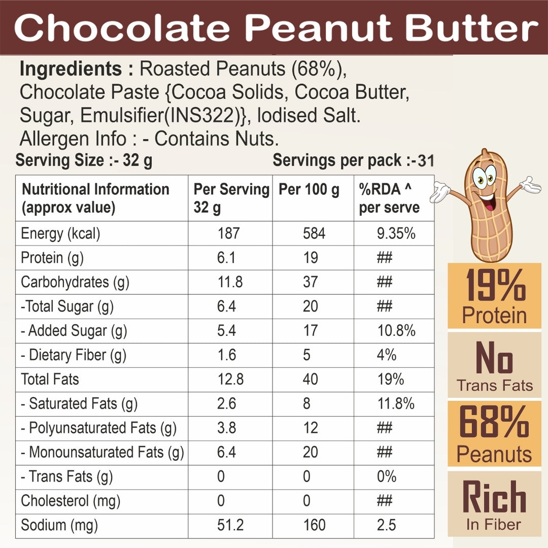 Mesifuel Chocolate Crunchy Peanut Butter 1 kg