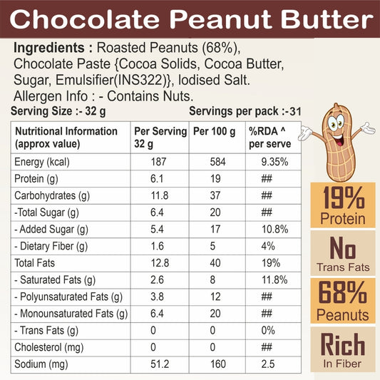 Mesifuel Chocolate Crunchy Peanut Butter 1 kg