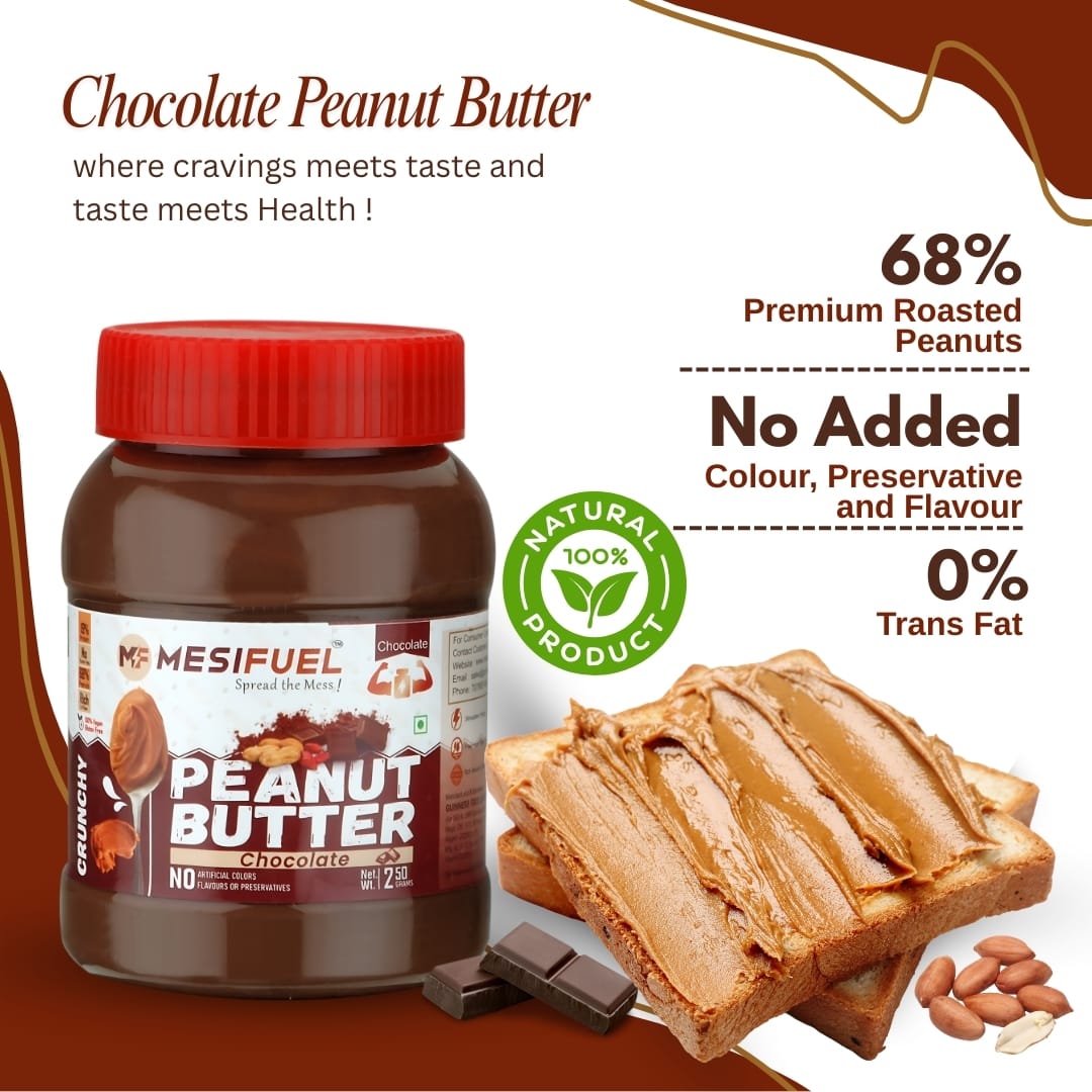 Mesifuel Chocolate Crunchy Peanut Butter 250g